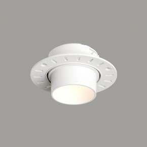 DK3056-WH Встраиваемый светильник под шпатлевку, IP20, до 15 Вт, LED, GU5,3, белый, пластик в Чебаркуле - chebarkul.ok-mebel.com | фото