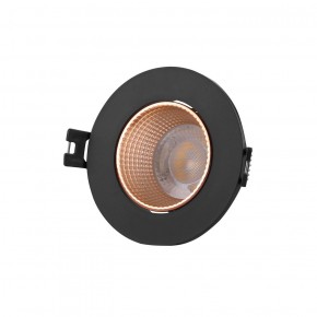 DK3061-BBR Встраиваемый светильник, IP 20, 10 Вт, GU5.3, LED, черный/бронзовый, пластик в Чебаркуле - chebarkul.ok-mebel.com | фото 1