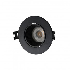 DK3061-BK Встраиваемый светильник, IP 20, 10 Вт, GU5.3, LED, черный/черный, пластик в Чебаркуле - chebarkul.ok-mebel.com | фото