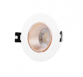 DK3061-WBR Встраиваемый светильник, IP 20, 10 Вт, GU5.3, LED, белый/бронзовый, пластик в Чебаркуле - chebarkul.ok-mebel.com | фото