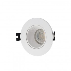 DK3061-WH Встраиваемый светильник, IP 20, 10 Вт, GU5.3, LED, белый/белый, пластик в Чебаркуле - chebarkul.ok-mebel.com | фото 1