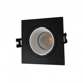 DK3071-BK+WH Встраиваемый светильник, IP 20, 10 Вт, GU5.3, LED, черный/белый, пластик в Чебаркуле - chebarkul.ok-mebel.com | фото