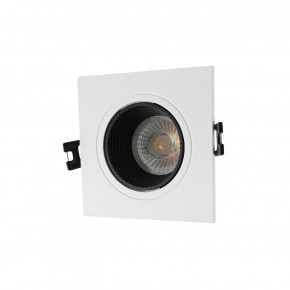 DK3071-WH+BK Встраиваемый светильник, IP 20, 10 Вт, GU5.3, LED, белый/черный, пластик в Чебаркуле - chebarkul.ok-mebel.com | фото