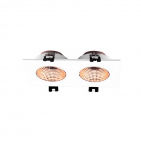 DK3072-WBR Встраиваемый светильник, IP 20, 10 Вт, GU5.3, LED, белый/бронзовый, пластик в Чебаркуле - chebarkul.ok-mebel.com | фото 2