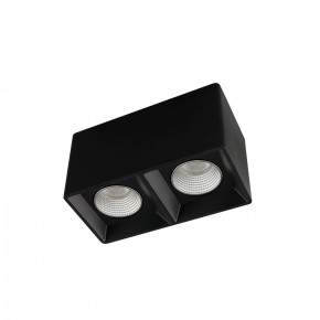 DK3085-BK+CH Светильник накладной IP 20, 10 Вт, GU5.3, LED, черный/хром, пластик в Чебаркуле - chebarkul.ok-mebel.com | фото