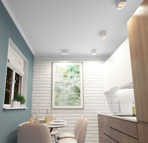 DK3085-WH+BR Светильник накладной IP 20, 10 Вт, GU5.3, LED, белый/бронзовый, пластик в Чебаркуле - chebarkul.ok-mebel.com | фото 2