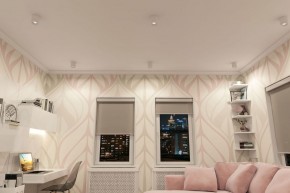 DK3090-WH+CH Светильник накладной IP 20, 10 Вт, GU5.3, LED, белый/хром, пластик в Чебаркуле - chebarkul.ok-mebel.com | фото 2
