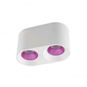 DK3096-WH+PI Светильник накладной IP 20, 10 Вт, GU5.3, LED, белый/розовый, пластик в Чебаркуле - chebarkul.ok-mebel.com | фото
