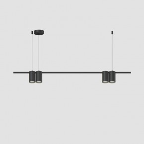 DK4061-BK Подвесной светильник ORBIT, IP20, 4xGU10 LED до 15 Вт, черный матовый, алюминий в Чебаркуле - chebarkul.ok-mebel.com | фото