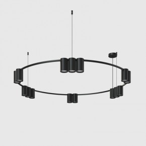 DK4067-BK Подвесной светильник ORBIT, IP20, 15xGU10 LED до 15 Вт, черный матовый, алюминий в Чебаркуле - chebarkul.ok-mebel.com | фото 2