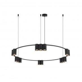 DK4067-BK Подвесной светильник ORBIT, IP20, 15xGU10 LED до 15 Вт, черный матовый, алюминий в Чебаркуле - chebarkul.ok-mebel.com | фото 3