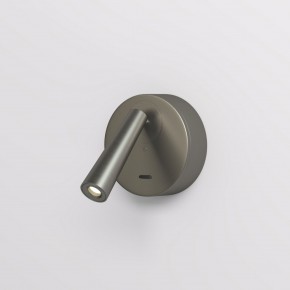 DK5072-DN Бра SHINE WALL со светодиодом, D104*H68, IP20, 3000К, 3W, RA?90, темный никель, алюминий в Чебаркуле - chebarkul.ok-mebel.com | фото