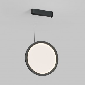 DK6604-BK Подвесной вертикальный светильник Veil со светодиодом H1500 d450 220V 36W 3000-6000K IP20 черный алюминий в Чебаркуле - chebarkul.ok-mebel.com | фото