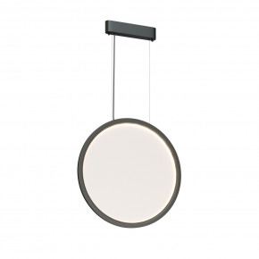 DK6606-BK Подвесной вертикальный светильник Veil со светодиодом H1700 d600 220V 48W 3000-6000K IP20 черный алюминий в Чебаркуле - chebarkul.ok-mebel.com | фото 5