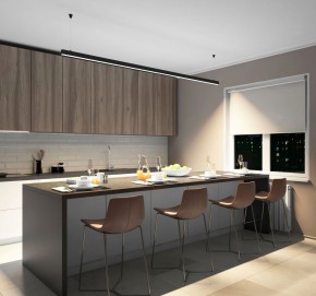 DK9254-BK Линейный светильник 62W 2500mm 4000K, черный в Чебаркуле - chebarkul.ok-mebel.com | фото 5
