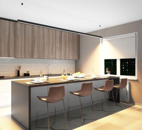 DK9303-BK Линейный светильник 72W 3000mm 3000K, черный в Чебаркуле - chebarkul.ok-mebel.com | фото 5