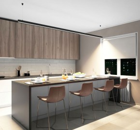 DK9304-BK Линейный светильник 72W 3000mm 4000K, черный в Чебаркуле - chebarkul.ok-mebel.com | фото 5