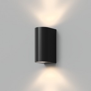 DK9791-BK Настенный уличный светильник NARVIK, IP44, 2хGU10 LED, до 15 Вт, черный, алюминий в Чебаркуле - chebarkul.ok-mebel.com | фото