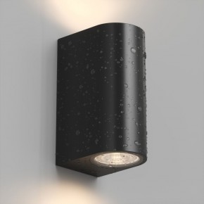 DK9791-BK Настенный уличный светильник NARVIK, IP44, 2хGU10 LED, до 15 Вт, черный, алюминий в Чебаркуле - chebarkul.ok-mebel.com | фото 3