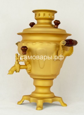 Электрический самовар "Русское золото" матовая груша на 2 литра (Ограниченная серия) в Чебаркуле - chebarkul.ok-mebel.com | фото