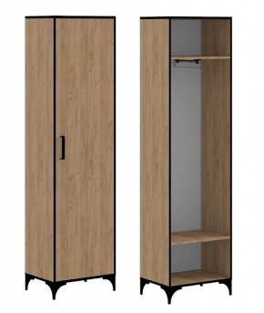 ЭНТЕР ЛОФТ Шкаф для одежды (Дуб Золотой) в Чебаркуле - chebarkul.ok-mebel.com | фото