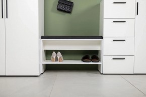 ЭЙР прихожая (модульная) Белый Шагрень в Чебаркуле - chebarkul.ok-mebel.com | фото 23