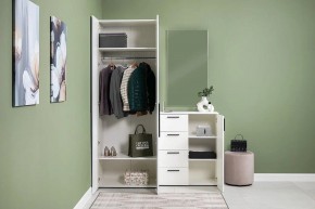 ЭЙР прихожая (модульная) Белый Шагрень в Чебаркуле - chebarkul.ok-mebel.com | фото 25