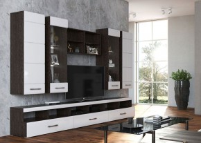Фиеста №15 Комод с 6ю ящ (Венге/Белый глянец) в Чебаркуле - chebarkul.ok-mebel.com | фото 3