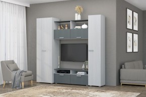 Гостиная Эмми (Анкор светлый/Графит) в Чебаркуле - chebarkul.ok-mebel.com | фото