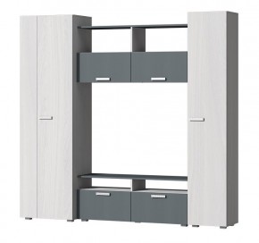 Гостиная Эмми (Анкор светлый/Графит) в Чебаркуле - chebarkul.ok-mebel.com | фото 2
