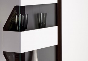 Гостиная Ронда 3 Белый глянец/венге в Чебаркуле - chebarkul.ok-mebel.com | фото 3