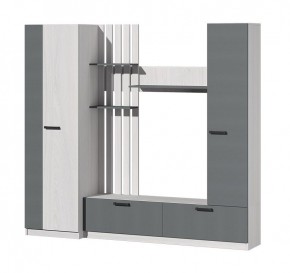 Гостиная Юджи (Анкор светлый/Графит) в Чебаркуле - chebarkul.ok-mebel.com | фото 2