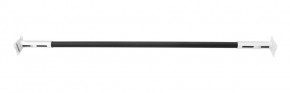 Турник раздвижной 1250-1500 цв. белый-черный FLEXTER PROFI в Чебаркуле - chebarkul.ok-mebel.com | фото
