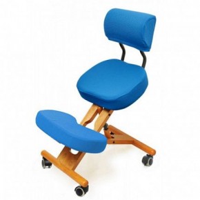 Коленный стул со спинкой Smartstool KW02В + Чехлы в Чебаркуле - chebarkul.ok-mebel.com | фото 2