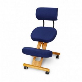 Коленный стул со спинкой Smartstool KW02В + Чехлы в Чебаркуле - chebarkul.ok-mebel.com | фото 3
