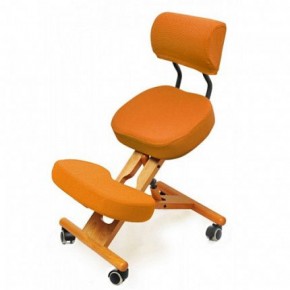 Коленный стул со спинкой Smartstool KW02В + Чехлы в Чебаркуле - chebarkul.ok-mebel.com | фото 4