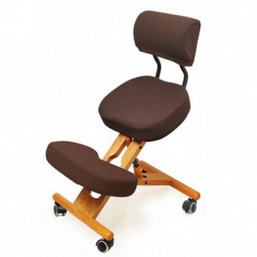 Коленный стул со спинкой Smartstool KW02В + Чехлы в Чебаркуле - chebarkul.ok-mebel.com | фото 7
