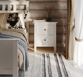 Комод 02 Кантри белый с двумя ящиками в Чебаркуле - chebarkul.ok-mebel.com | фото 4