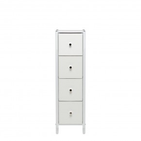 Комод Leset Нирита/Хайди узкий 4 ящика в Чебаркуле - chebarkul.ok-mebel.com | фото