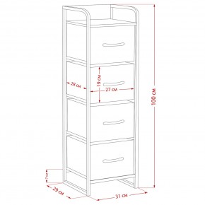Комод Leset Ноа 4 ящика в Чебаркуле - chebarkul.ok-mebel.com | фото 9