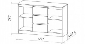 НИЦЦА-5 Комод (НЦ.05) в Чебаркуле - chebarkul.ok-mebel.com | фото 2