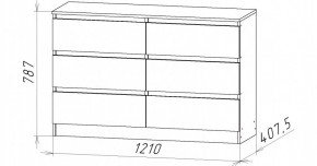 НИЦЦА-7 Комод (НЦ.07) в Чебаркуле - chebarkul.ok-mebel.com | фото 3