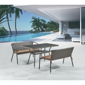 Комплект мебели из иск. ротанга T286A/S139A-W53 Brown в Чебаркуле - chebarkul.ok-mebel.com | фото