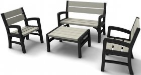 Комплект мебели Montero Set (графит-коричневато-серый) в Чебаркуле - chebarkul.ok-mebel.com | фото 1