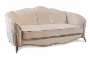 Комплект мягкой мебели Lara 3-1-1 с раскладным механизмом (бежевый/золото) в Чебаркуле - chebarkul.ok-mebel.com | фото 2