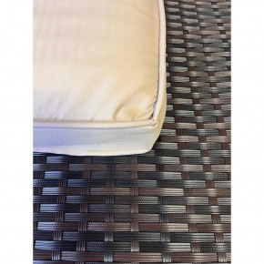 Комплект плетеной мебели  YR822Br Brown-Beige (подушка бежевая) в Чебаркуле - chebarkul.ok-mebel.com | фото 2