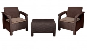 Комплект уличной мебели Yalta Premium Terrace Set (Ялта) шоколадый (+подушки под спину) в Чебаркуле - chebarkul.ok-mebel.com | фото 8