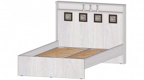 КОСТА-РИКА Кровать 1200 с основанием (анкор светлый) в Чебаркуле - chebarkul.ok-mebel.com | фото