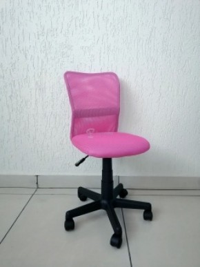 Кресло Barneo K-401 детское (розовая ткань/сетка) в Чебаркуле - chebarkul.ok-mebel.com | фото 1