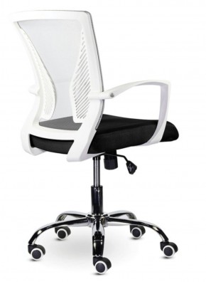 Кресло BRABIX "Wings MG-306" (пластик белый, хром, сетка, серое/черное) 532010 в Чебаркуле - chebarkul.ok-mebel.com | фото 4